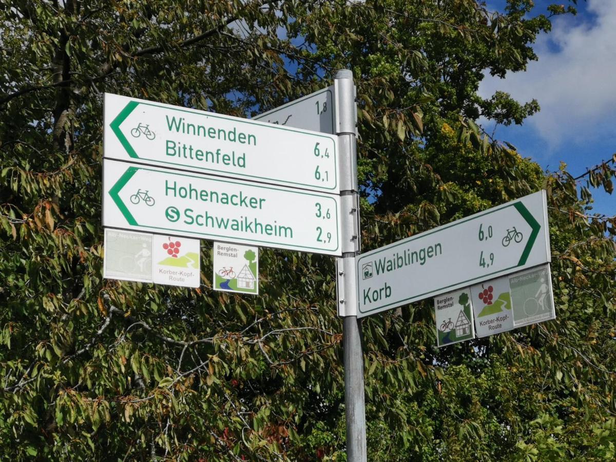 Ferienwohnung S-Bahn Naehe Schwaikheim Zewnętrze zdjęcie